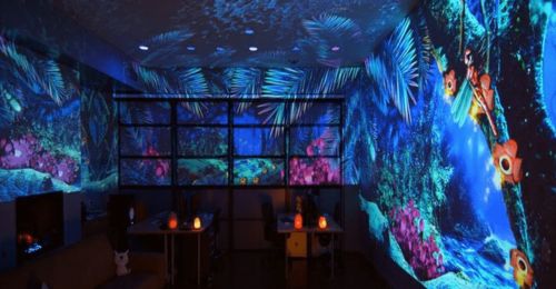 沉浸式视觉体验全息酒吧,里面太震撼了